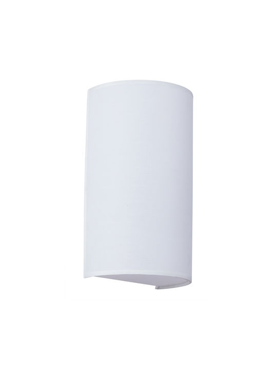 Home Lighting Classic Wall Lamp with Socket E27 White
