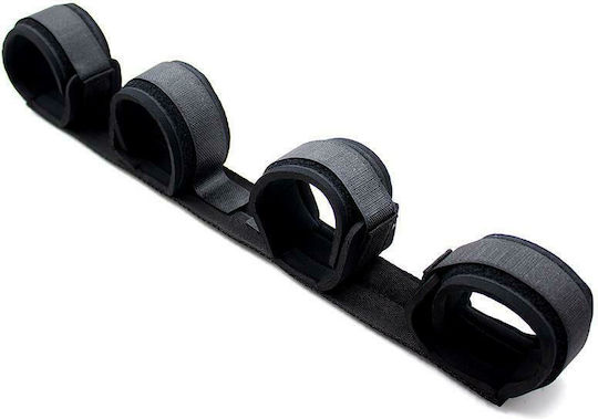 Fetish Addict Spreader Bar With Rigid Bar & Soft Cuffs Curele de Imobilizare în Culoare Negru