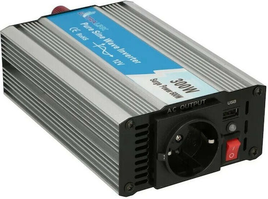Extralink Inverter Αυτοκινήτου 300W για 12V DC με 1xUSB
