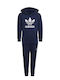 Adidas Kinder Sweatpants Set - Jogginganzug Marineblau 2Stück