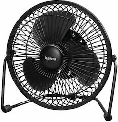 HAMA Metal Fan USB USB Table Fan 20 cm Schwarz