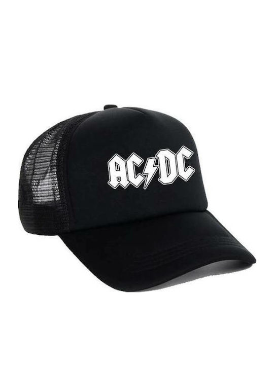 Takeposition AcDc Ανδρικό Jockey με Δίχτυ Μαύρο