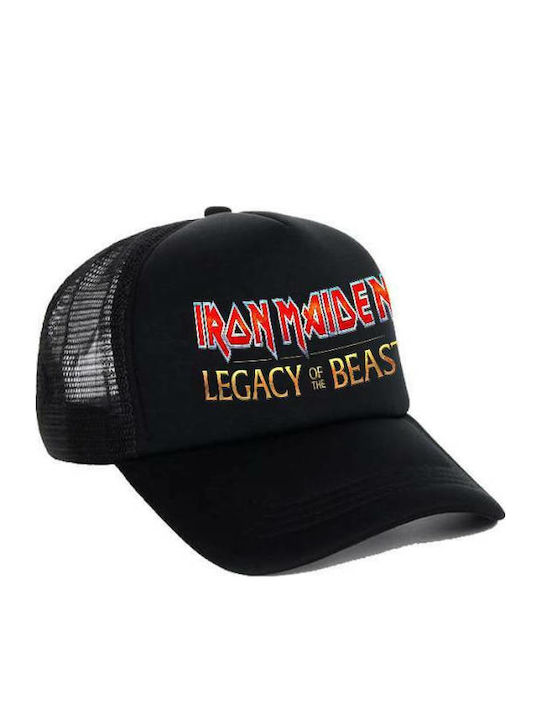 Takeposition Iron Maiden Men's Trucker Cap Black