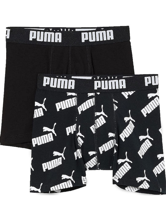 PUMA Basic Παιδικό Σετ με Μποξεράκια Μαύρα 2τμχ