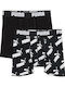 PUMA Basic Kinder-Set mit Boxershorts Schwarze 2Stück