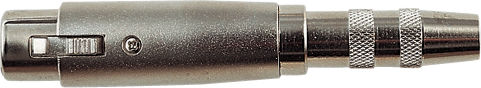 Electrovision Конвертор XLR женски към 6.3mm женски Сребрист 1бр F346U