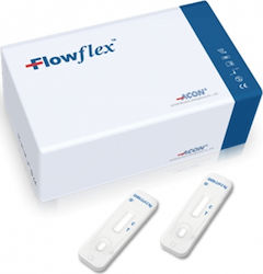 Acon FlowFlex SARS-Cov-2 Antigen Rapid Test 100τμχ Αυτοδιαγνωστικό Τεστ Ταχείας Ανίχνευσης Αντιγόνων με Ρινικό Δείγμα