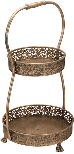 JK Home Decoration Επιδαπέδιο Διακοσμητικό Κήπου Μεταλλικό 30.5x28x54.5cm 30.5x28x54.5εκ. 56890
