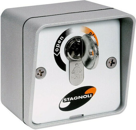Stagnoli Garage Door Button made of Aluminum with Key