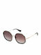 Gigi Barcelona Nira Women's Sunglasses with Black Frame and Brown Gradient Lens 6691/1