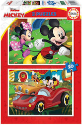 Kids Puzzle Mickey Mouse Fun House for 3++ Years 40pcs Educa