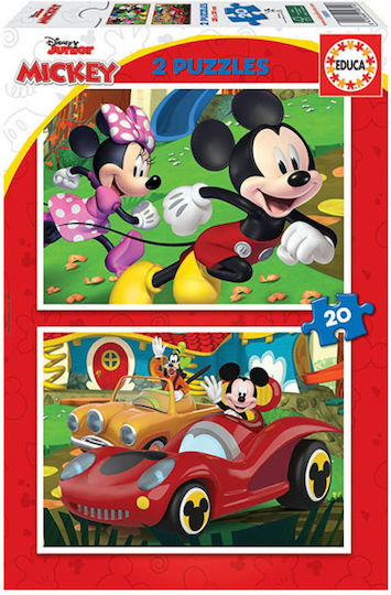 Kids Puzzle Mickey Mouse Fun House for 3+ years+ Years 40pcs Educa