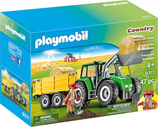 Playmobil Country Τρακτέρ με Τρέιλερ για 4 ετών