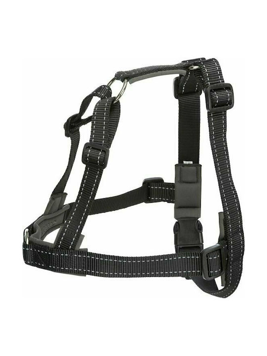 Trixie Dog Training Harness Lead'n'Walk Soft 13057 Black Large / X-Large 25mm x 65-105cm