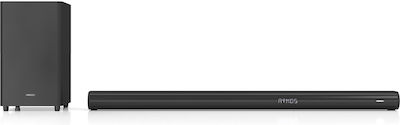 Horizon-Europe H8700 Soundbar 380W 5.1.2 with Wireless Subwoofer and Remote Control Black