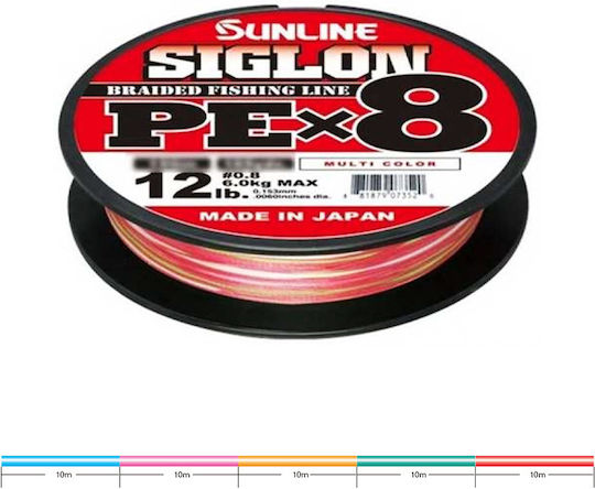 Sunline Siglon Braided Fishing Line 1.0 Νήμα Ψαρέματος Μήκους 150m