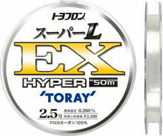 Toray Toyofulon L-EX Hyper Fluorocarbon Fishing Line 50m / 0.285mm