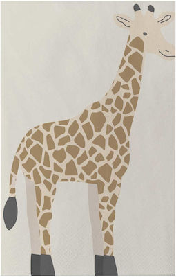 Set of 16 Giraffe Party Napkins