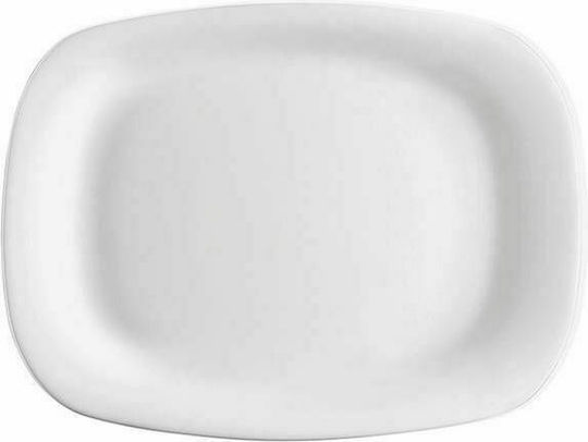 Bormioli Rocco Grangusto BBQ Serving Platter Oval made of Porcelain White 34x24cm