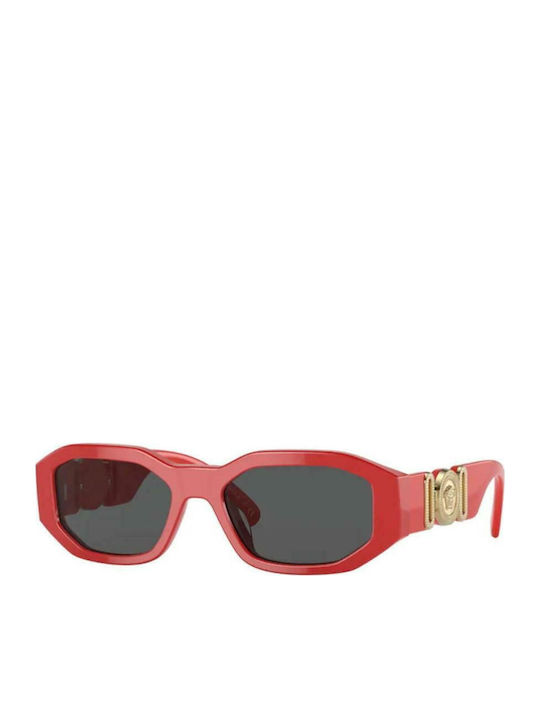 Versace Rectangle Kids Sunglasses Red for 7-11 ...
