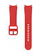 Samsung Sport S/M Curea Silicon Roșu (Galaxy Watch4 / Watch5 / Watch5 Pro) ET-SVR86MREGEU