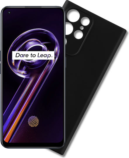 Volte-Tel Back Cover Silicone Black (Realme 9 / 9 Pro+)