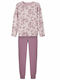 Name It Детска Зимна Памучна Розова Пижама