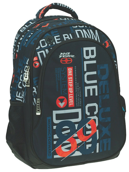 Back Me Up No Fear Blue Core School Bag Backpack Elementary, Elementary in Blue color