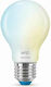 WiZ Smart Λάμπα LED 7W για Ντουί E27 και Σχήμα A60 Ρυθμιζόμενο Λευκό 806lm