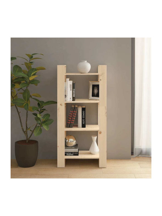 Beige Bookcase 60x35x125cm