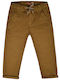 Kids' Chino Fabric Pants Tabac Brown