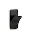 Inofix Single Wall-Mounted Bathroom Hook ​3x6cm Black