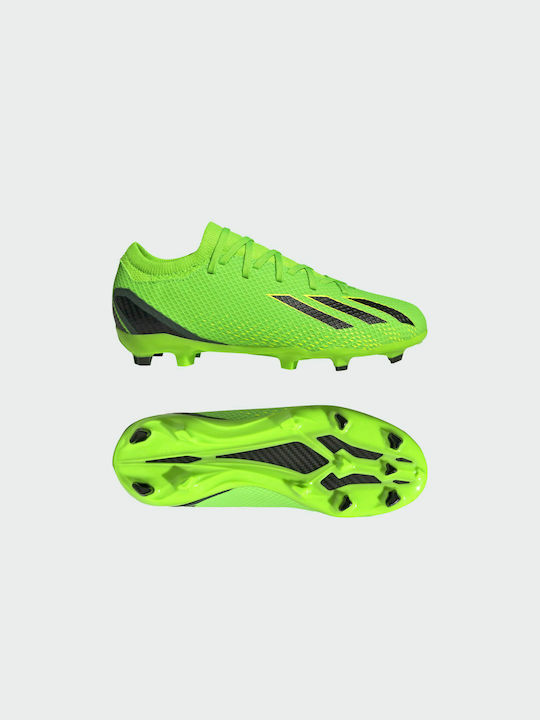 Adidas Παιδικά Ποδοσφαιρικά Παπούτσια X Speedportal 3 με Τάπες Solar Green / Core Black / Solar Yellow