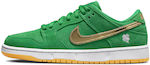 Nike Dunk SB Pro St. Patrick’s Day Ανδρικά Sneakers Green / Metallic Gold / White / Light Gum