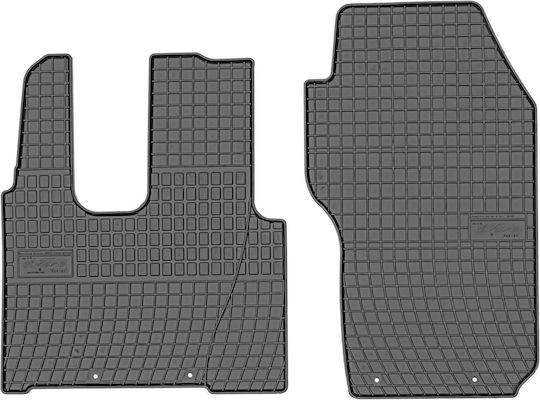 Frogum Front Mats 2pcs Tray Type for Mercedes-Benz Actros 2012+ Black