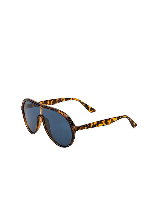 Lecce Sunglasses with Tartarooga / Light Blue Tartaruga Plastic Frame and Blue Lens 07-25966-Tartarooga-Light Blue