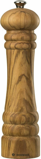 Zassenhaus Berlin Manual Wooden Salt Mill 24cm Brown