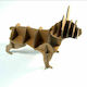 Milmetrado Cardboard Dog Decorative Crafting Surface Paper 1pcs
