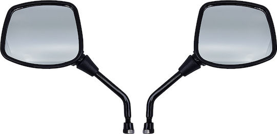 Motorcycle Mirrors Black 2pcs