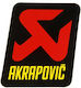 Akrapovic Διακοσμητικό Αυτοκόλλητο A166 Πολύχρωμο