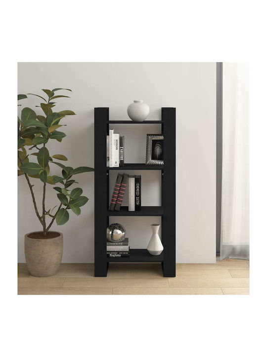 Black Bookcase 60x35x125cm
