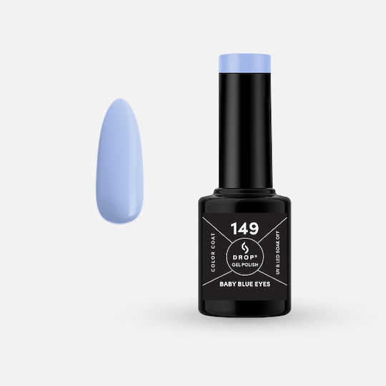 Drop Cosmetics Ημιμόνιμο Βερνίκι Νυχιών 149 Baby Blue Eyes 5ml