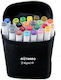Motarro Motarro Double-Sided MP001-1W Permanentmarker 1mm Mehrfarbig 24Stück