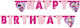Procos Happy Birthday Minnie Junior Garland for Minnie Party
