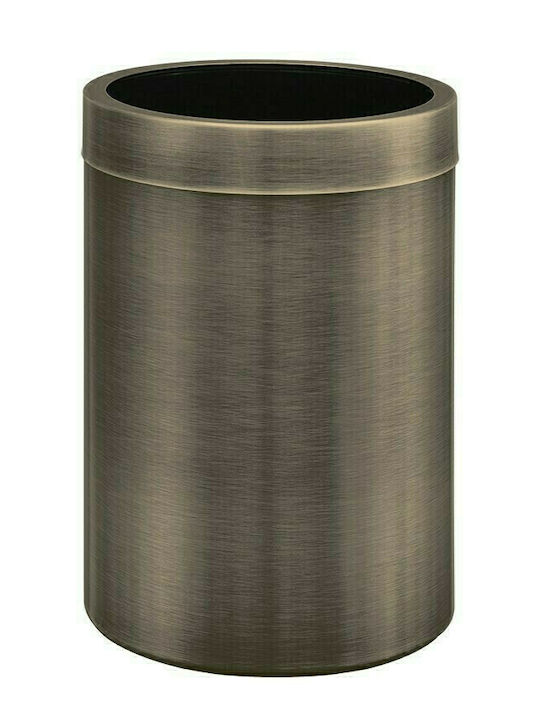 Sanco Metallic Toilet Bin 12lt Bronze