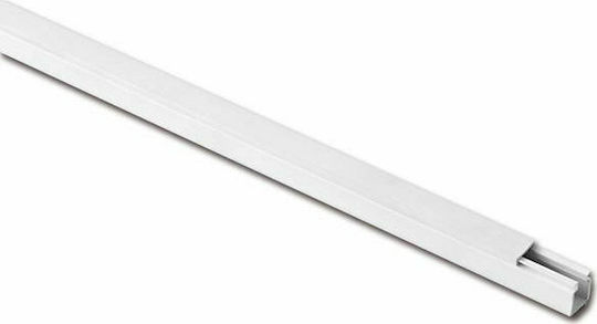 Viokar Канал за Кабели със закопчалка за обръч и примка от Пластмаса 25x25mm Бял 2м
