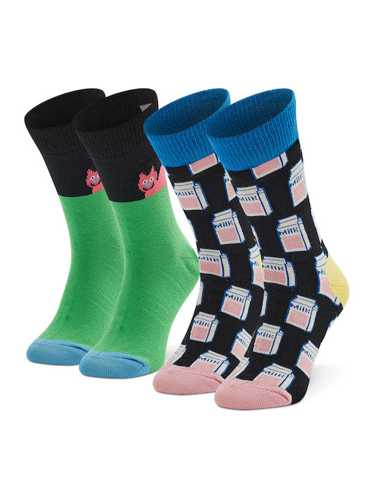 Happy Socks Kids' Socks Knee-High Kids Multicolored 2 Pairs
