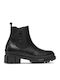 Women's Chelsea Boots with Medium Heel Black