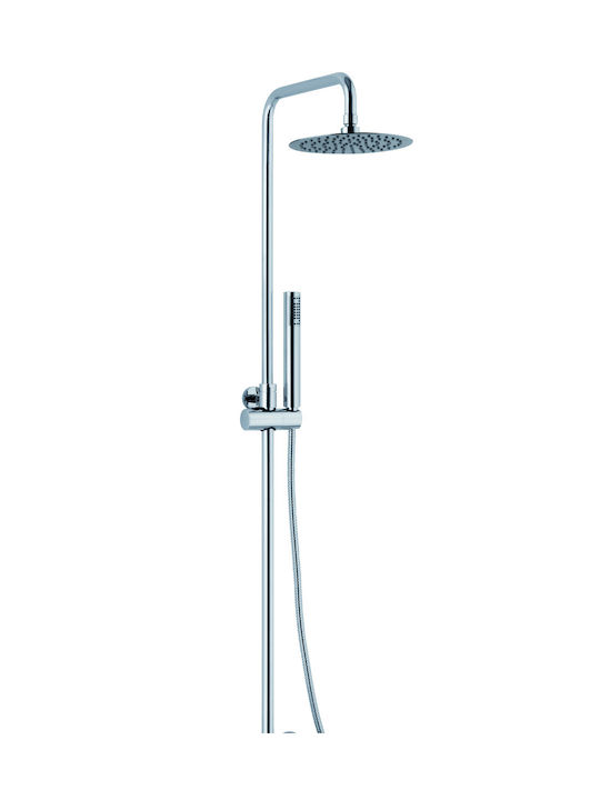 Piccadilly C15D47 Höhenverstellbare Duschsäule mit Wannenbatterie 84-114 Silber Piccadilly C15D47 Höhenverstellbare Duschsäule mit Wannenbatterie 84-114 Silber