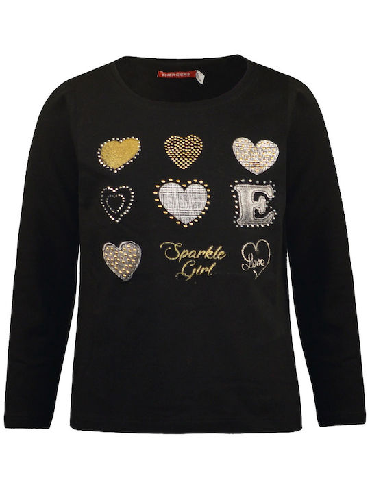 Energiers Kids Blouse Long Sleeve Black